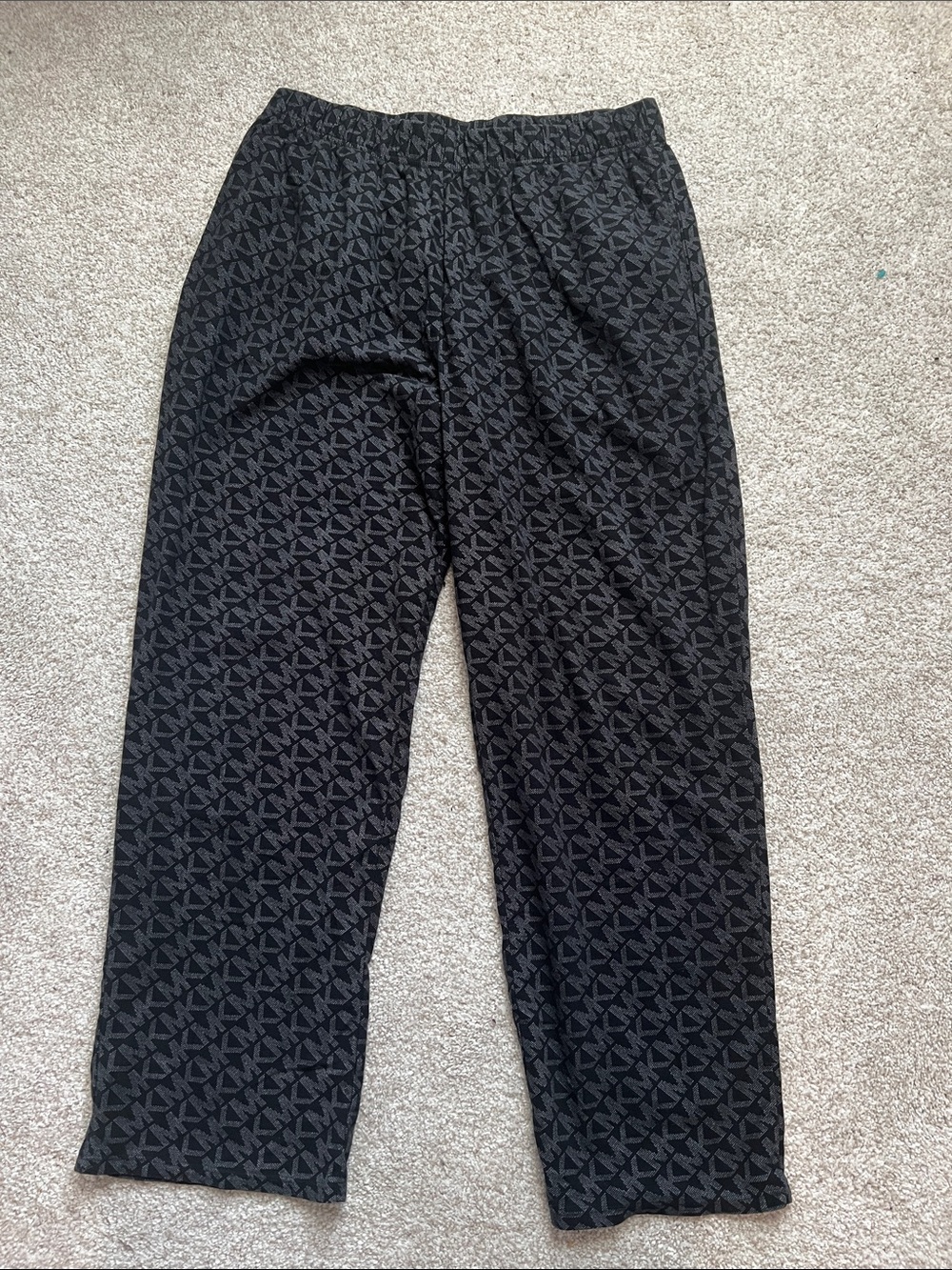 Michael Kors Black Monogram Jogger Pants
